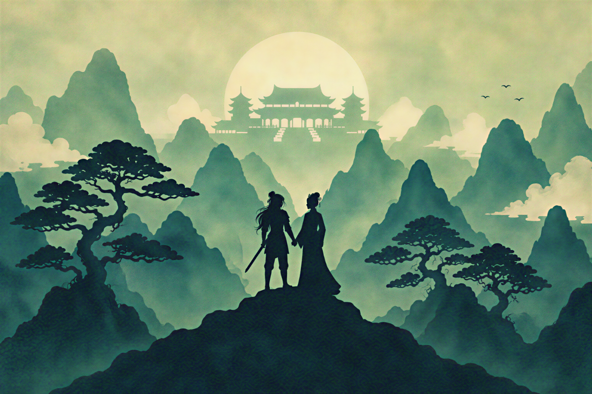 Imperial Court palace landscape, setting of The Slave Monarch fallen princess revenge series